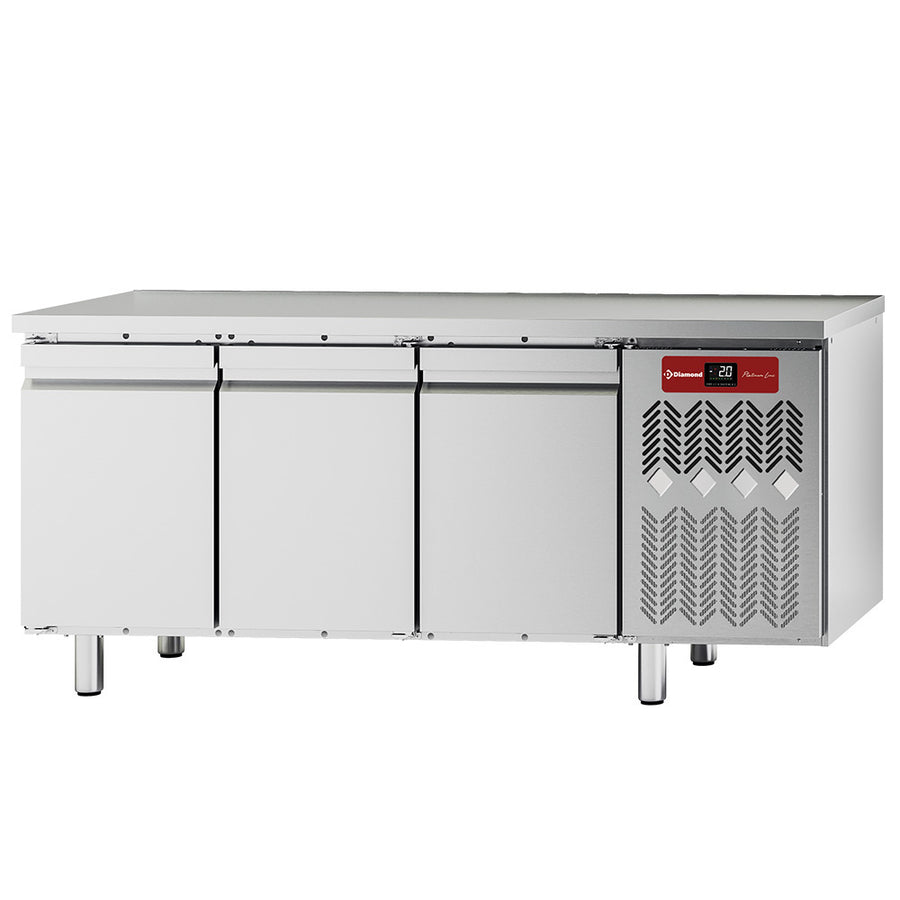Table frigorifique, ventilée, 3 portes GN 1/1