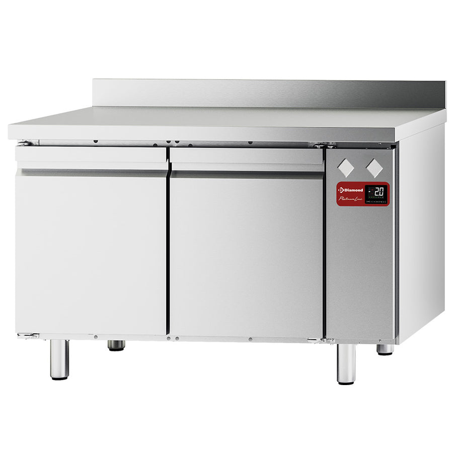 Table frigorifique "murale", ventilée, 2 portes GN 1/1, 260 litres (sans groupe)