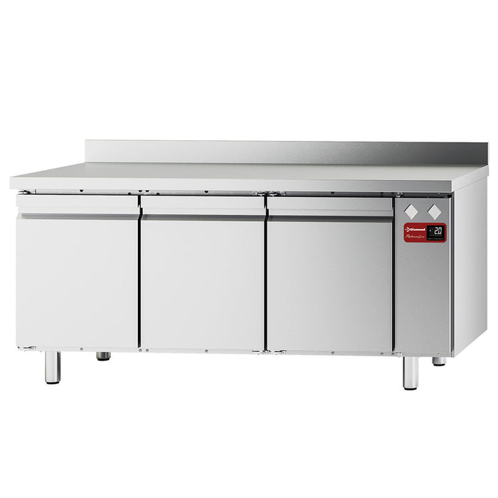 Table frigorifique "murale", ventilée, 3 portes GN 1/1, 405 litres (sans groupe)