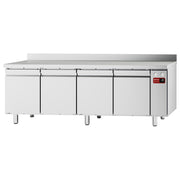 Table frigorifique "murale", ventilée, 4 portes GN 1/1, 550 litres (sans groupe)