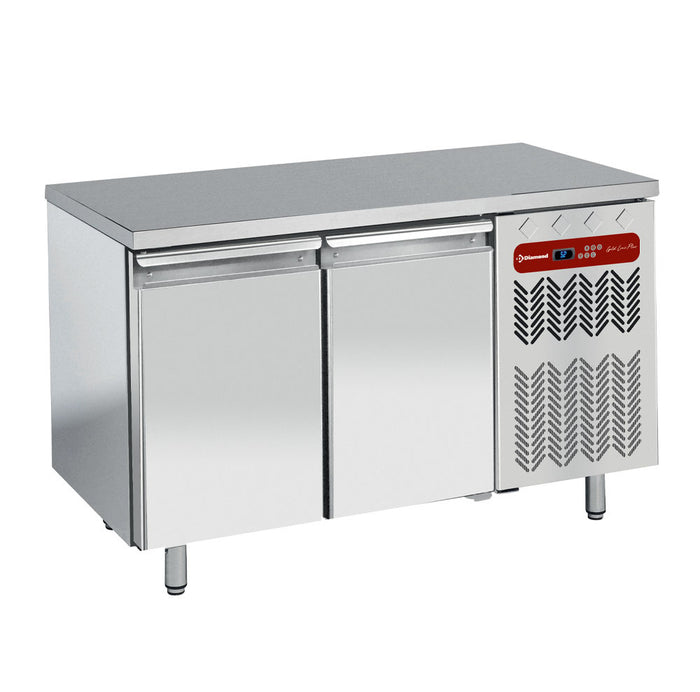 Table de congélation, ventilée, 2 portes GN 1/1