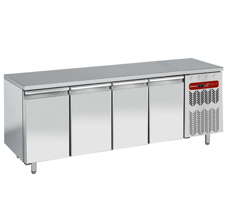 Table frigorifique, ventilée, 4 portes GN 1/1