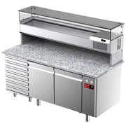 Ensemble table frigo & structure réfrigérée :