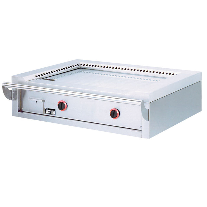 Plaque "Teppanyaki" gaz, 2 zones (2x 7 kW), de table -Top-