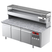 Ensemble table frigo & structure réfrigérée :