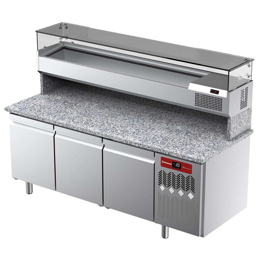 Ensemble table frigo & structure réfrigérée :