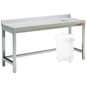 Table à débarrasser avec vide ordure + ba