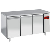 Table de congélation, ventilée, 3 portes GN 1/1, (Sans groupe)