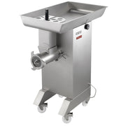 Hachoir en inox Diamond N° 42 avec roulettes, diamètre 4,5 mm, capacité 800/1000 kg/h, groupe en acier inox spécial