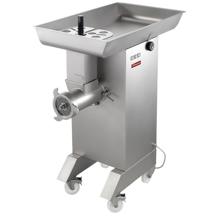 Hachoir en inox N° 42, Ø 4.5  mm, 800/1000 kg/h, sur roues