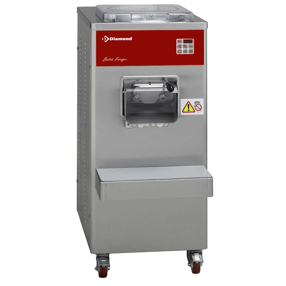 Turbine à glace verticale Diamond, automatique, 60 litres/h, condenseur à eau, machine de production de glace professionnelle