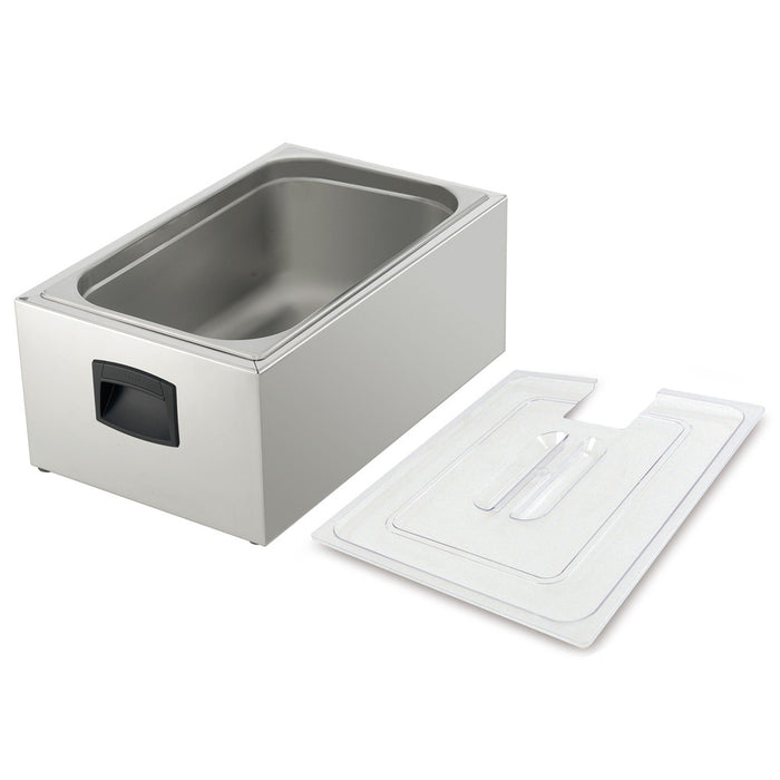 Cuve GN 1/1 pour cuiseur sous-vide, avec couvercle