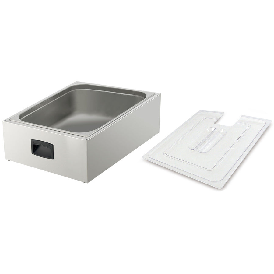 Cuve GN 2/1 pour cuiseur sous-vide avec couvercle