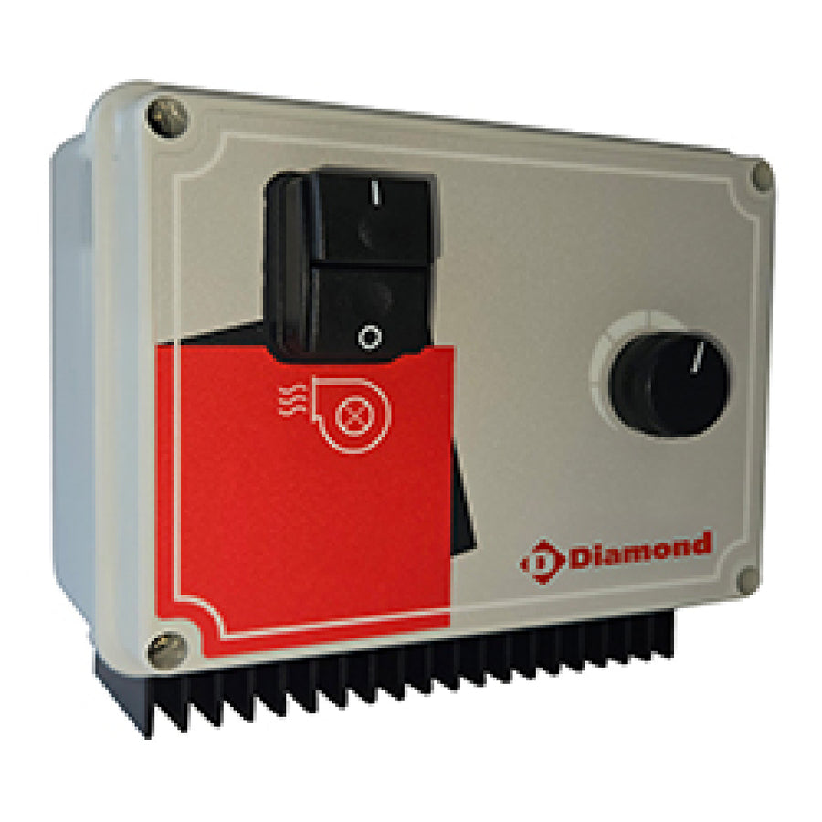 Variateur électronique Diamond pour groupe prise directe, contrôle de la puissance, visible avec bouton de réglage.