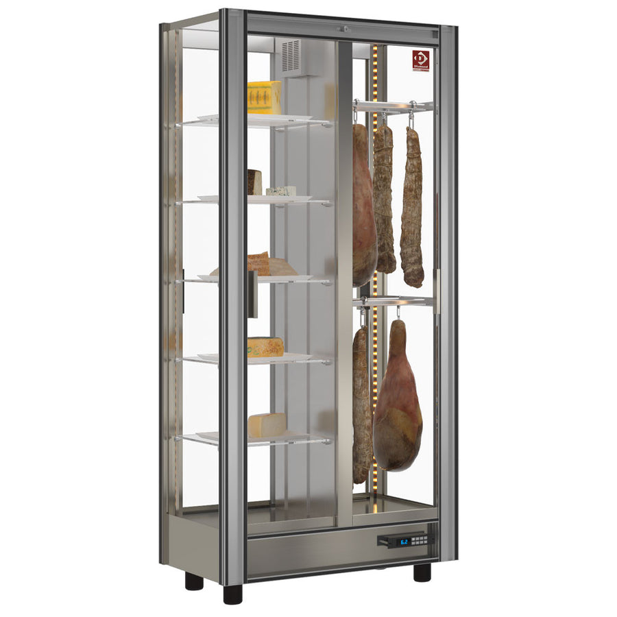 Vitrine réfrigérée charcuterie Lt. 530 - Traversant - Modulable