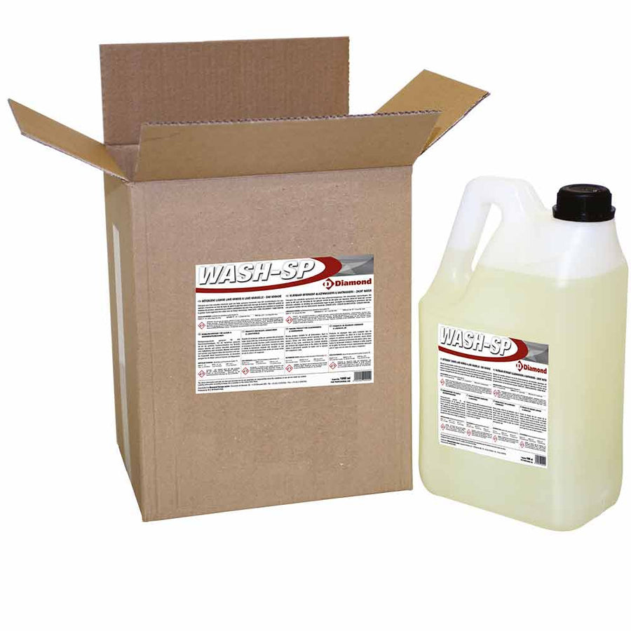 Détergent liquide lave-verres & lave-vaiselles - Eau adoucie - 2BDx5 LT/6KG