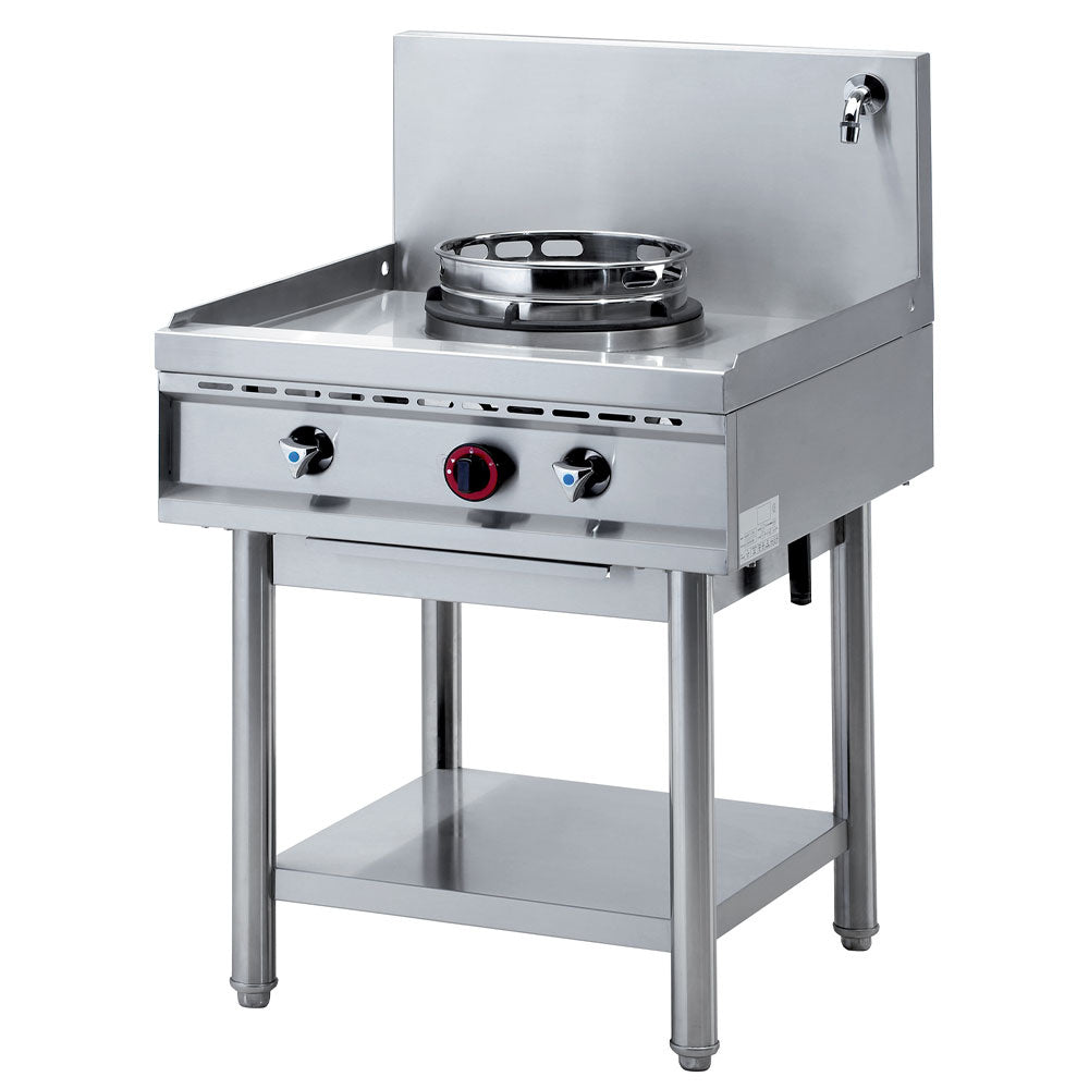 Fourneau wok gaz, 1 feu (13 kW)