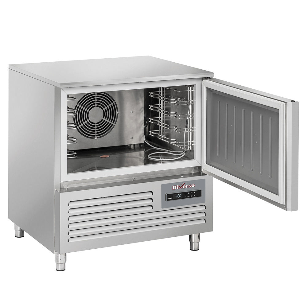 Cellule de congélation rapide Diverso 5x GN 1/1 ou 600x400, pour congélation et refroidissement, capacité 15-10 kg.