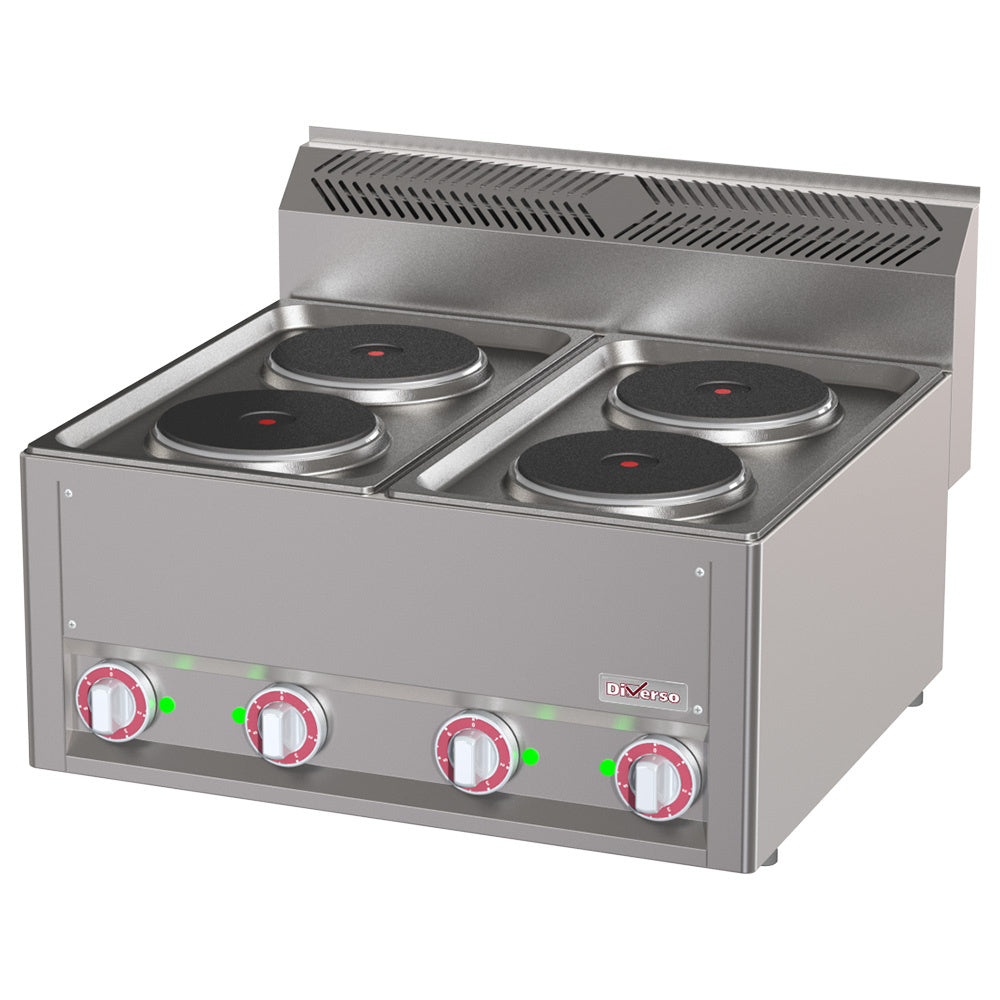 Cuisinière électrique 4 plaques, -Top-
