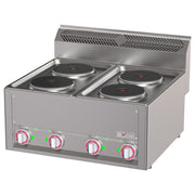 Cuisinière électrique 4 plaques, -Top-