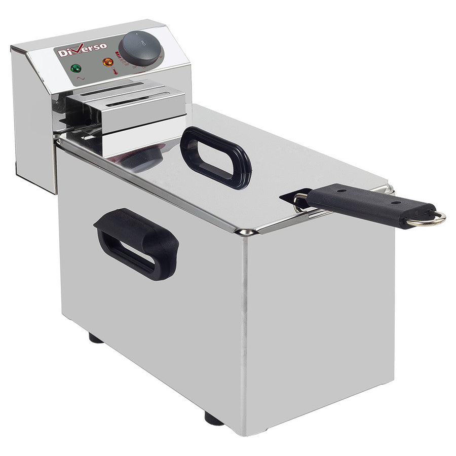 Friteuse électrique de table Diverso, capacité 4 litres, appareil de cuisine compact pour friture domestique.