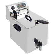 Friteuse de table électrique 10 litres + robinet de vidange