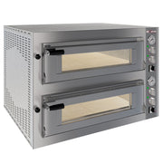 Four électrique 2x 4 pizzas diam.350mm, 2 chambres
