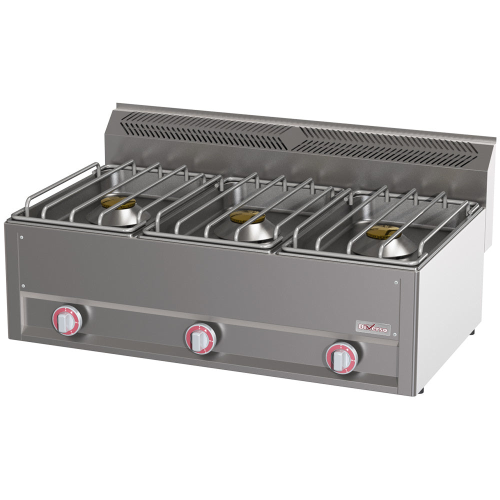 Cuisinière 3 feux 8 Kw surpuissants -Top-