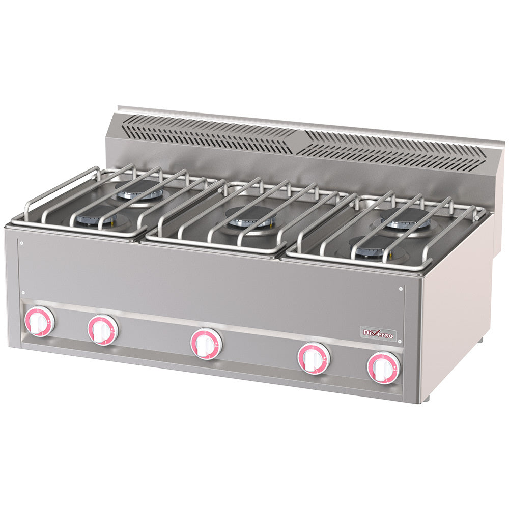 Cuisinière 5 feux gaz, -Top-