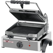 Grill panini électrique, plaques rainurées