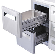 Kit bloc 2 tiroirs (1/2 + 1/2 )