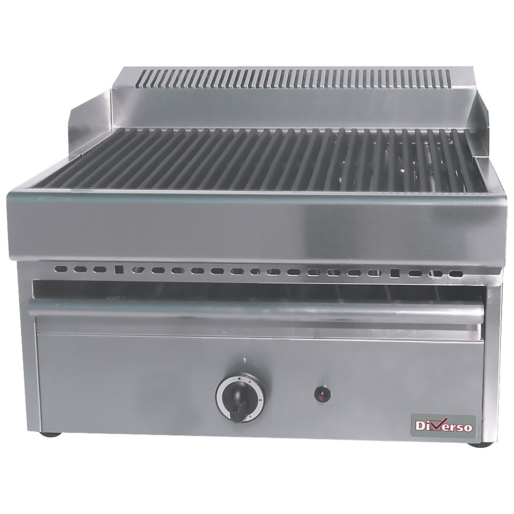 Grill-vapeur gaz avec grille de cuisson en fonte -Top-