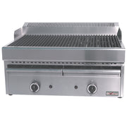 Grill-vapeur gaz avec grille de cuisson en fonte -Top-