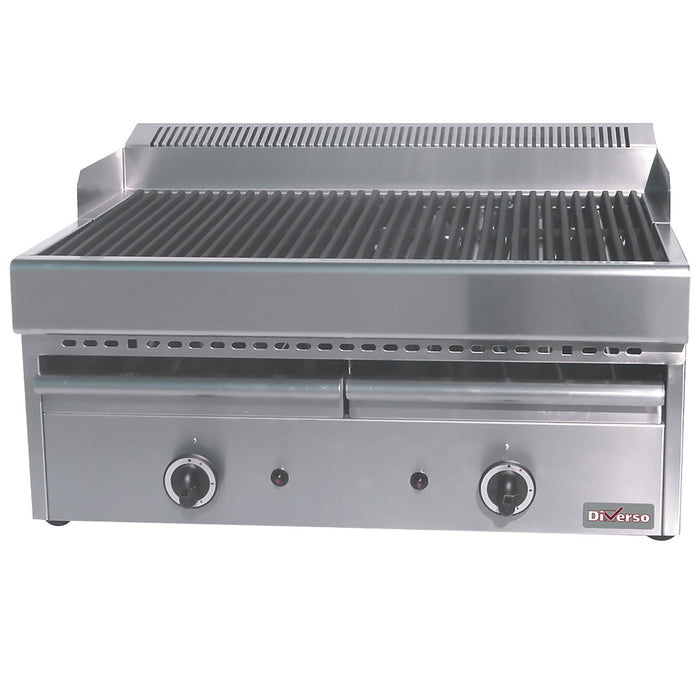 Grill-vapeur gaz avec grille de cuisson en fonte -Top-