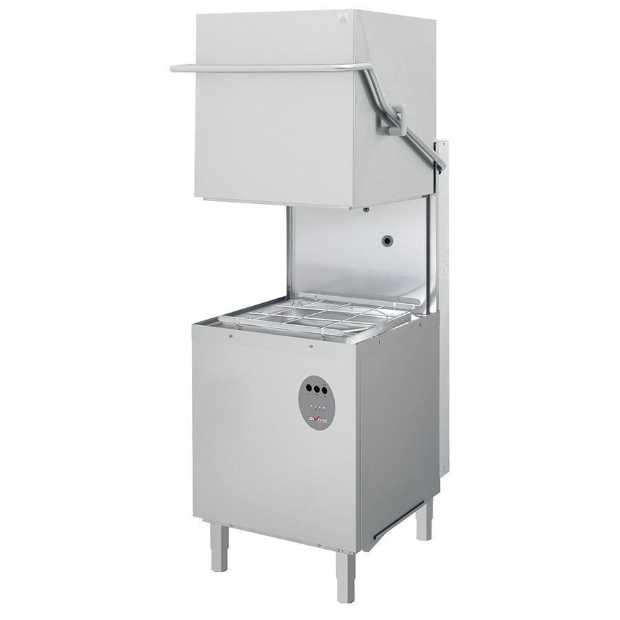 Lave-vaisselle capot, panier carré 500x500 mm avec doseur de produit  de lavage