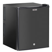 Minibar porte pleine Diverso de 40 litres en noir, avec porte solide et design compact.