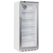 Armoire frigorifique GN 2/1, porte vitrée, ventilée, 600 Litres - blanc