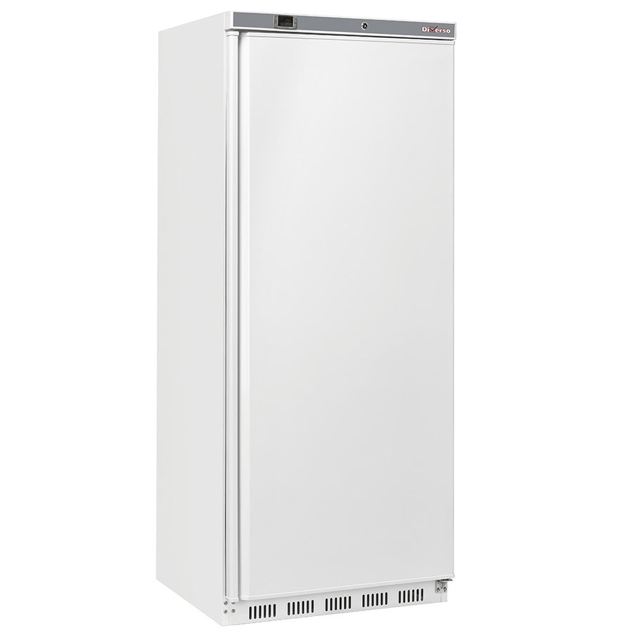 Armoire frigorifique Diverso GN 2/1 ventilée, blanche, 600 litres, pour stockage frigorifique professionnel.