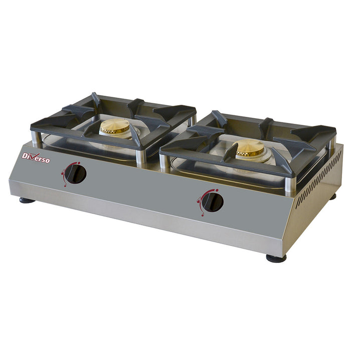 Réchaud de table gaz, 2 feux vifs 5 kW