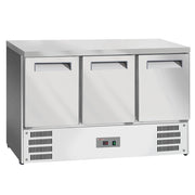 Table frigorifique, 3 portes GN 1/1