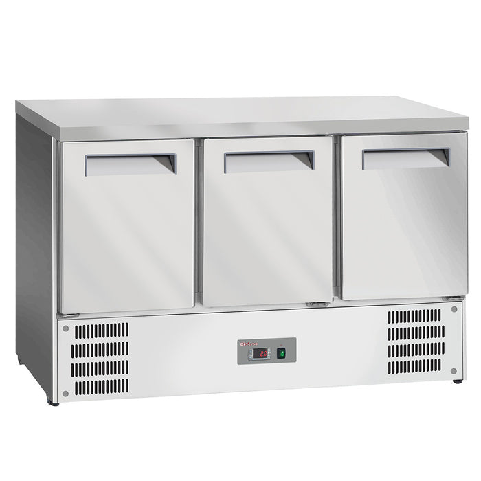 Table frigorifique, 3 portes GN 1/1