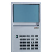 Machine à glaçons pleins (14 gr) 24kg/24h,avec réserve 6 kg inox