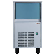 Machine à glaçons pleins (22 gr) 41kg/24h,avec réserve 15 kg inox