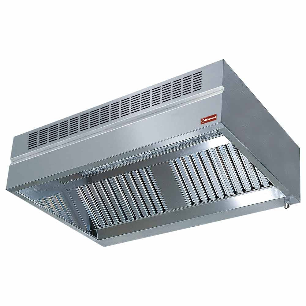Hotte murale à induction et compensation "AMBIANCE"