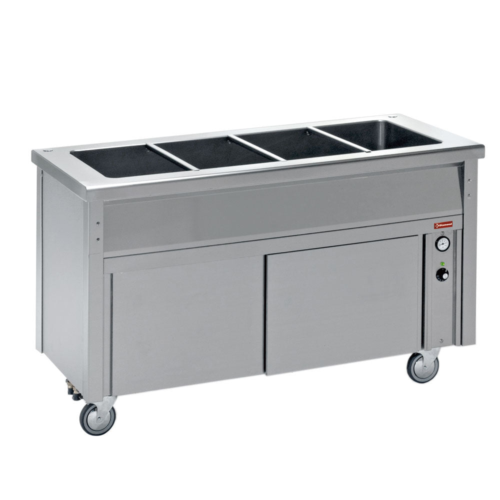 Élément bain-marie sur armoire neutre 6 GN 1/1