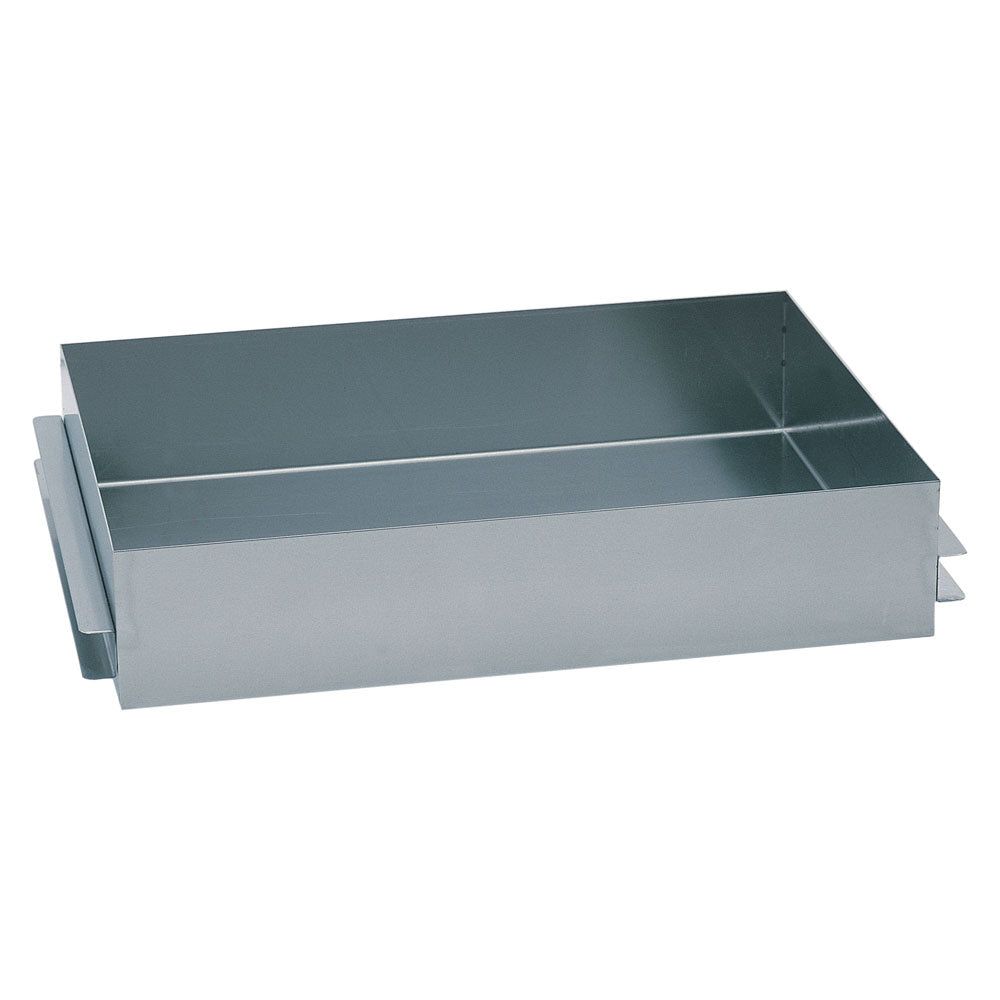 Bac supérieur en inox, extractible