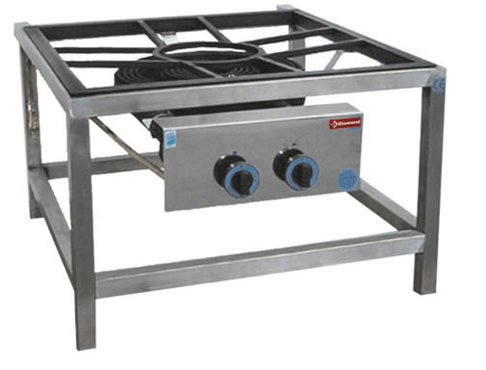 Brûleur gaz paella, diam 450, sur support (27.2 kW)
