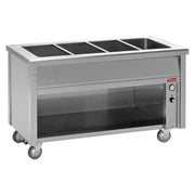 Élément bain-marie sur armoire ouverte 3 GN 1/1