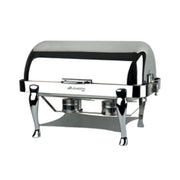 Set de deux soupières chauffées eu bain marie, complète avec plaque électrique réglable.
