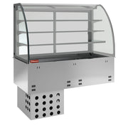 Elément cuve et vitrine sur 3 niveaux fermée, réfrigérées, ventilées, 3x GN 1/1